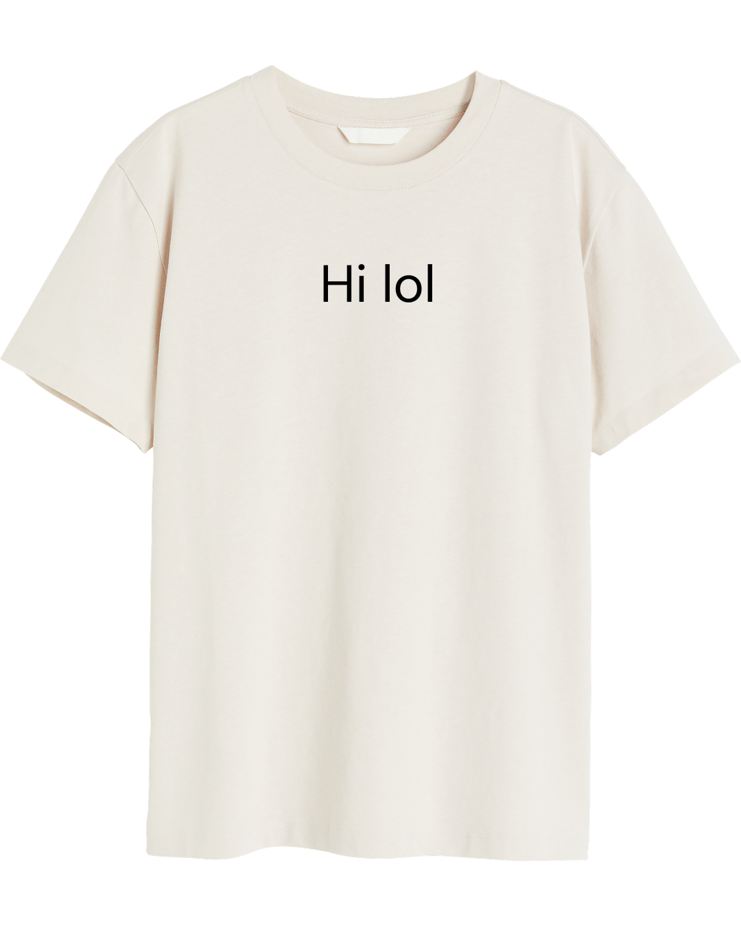 Hi Lol Tee 240Gsm Oversized